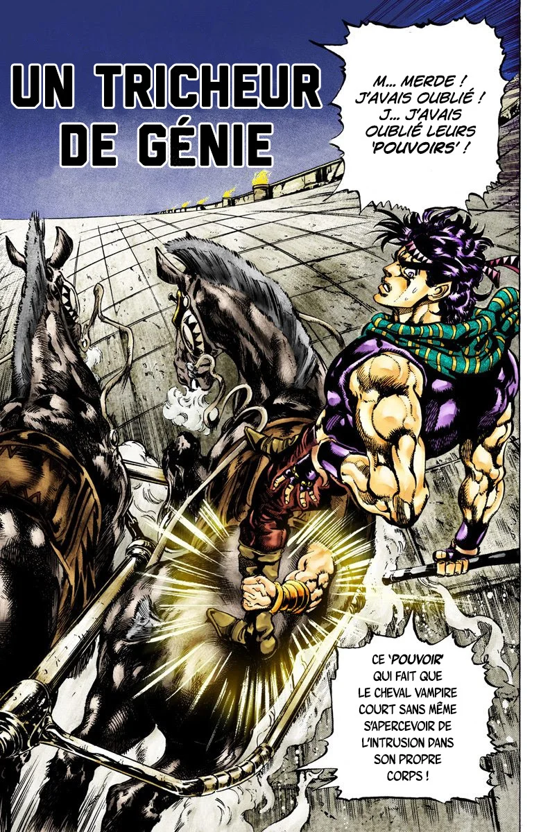 Read JoJo_s Bizarre Adventure Part 2 Battle Tendency Official Colored FR Manga Online