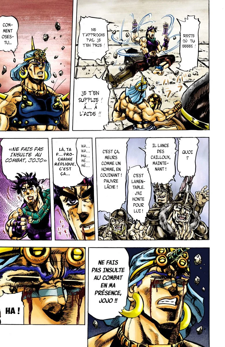 Read JoJo_s Bizarre Adventure Part 2 Battle Tendency Official Colored FR Manga Online
