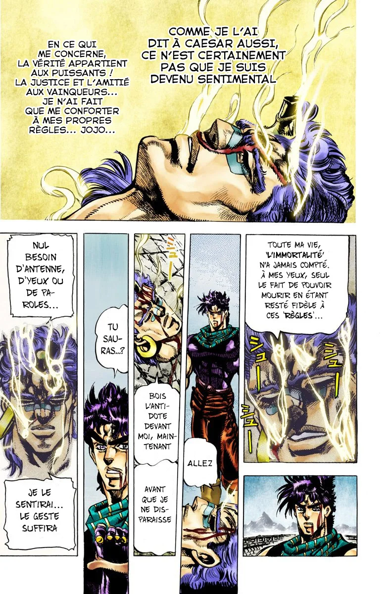 Read JoJo_s Bizarre Adventure Part 2 Battle Tendency Official Colored FR Manga Online