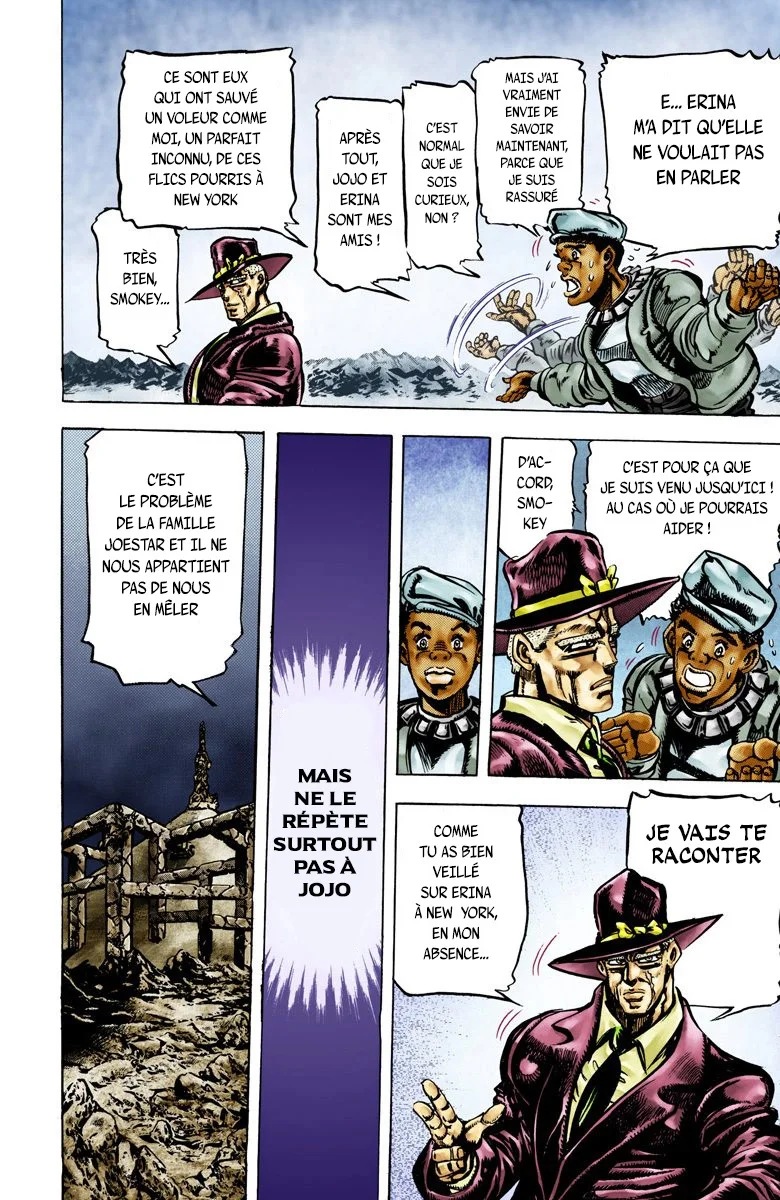 Read JoJo_s Bizarre Adventure Part 2 Battle Tendency Official Colored FR Manga Online