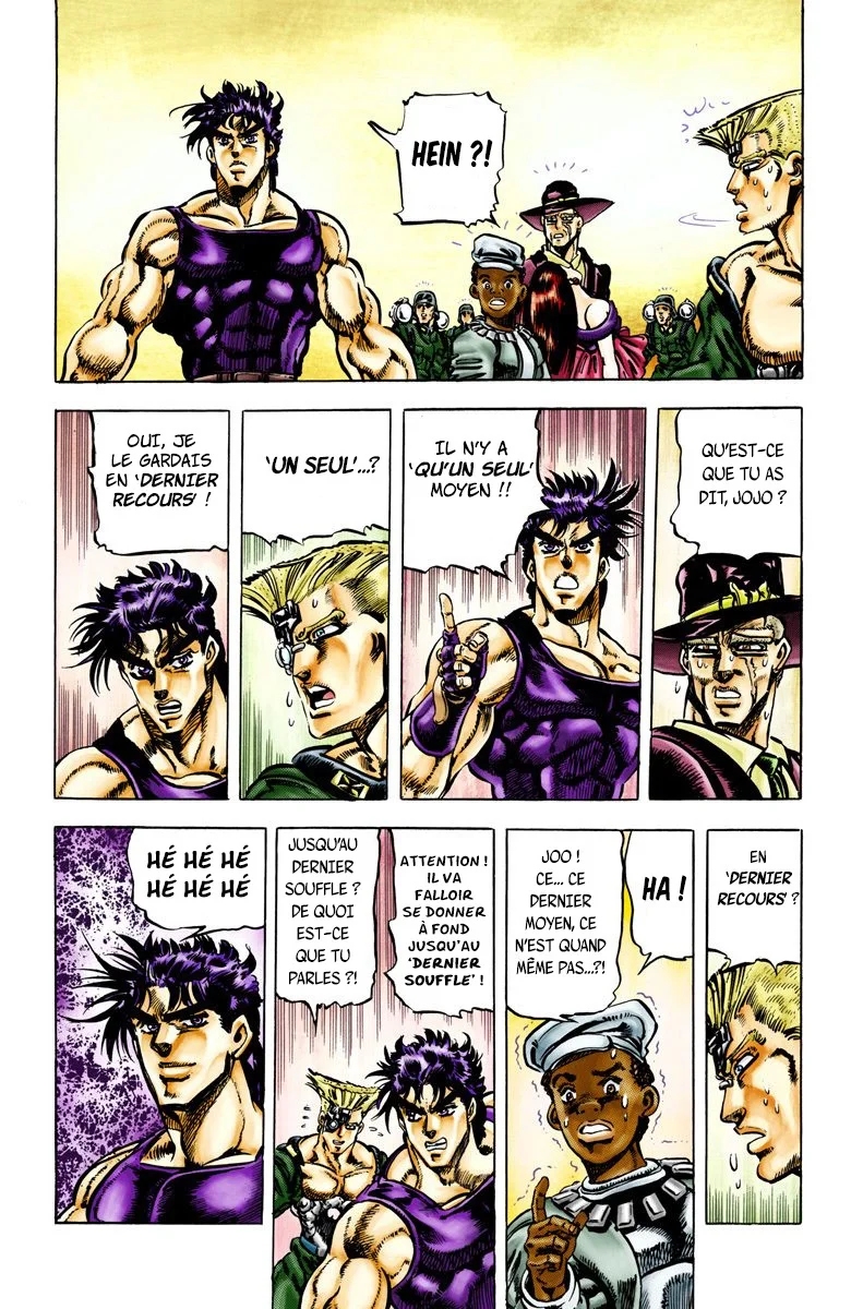 Read JoJo_s Bizarre Adventure Part 2 Battle Tendency Official Colored FR Manga Online