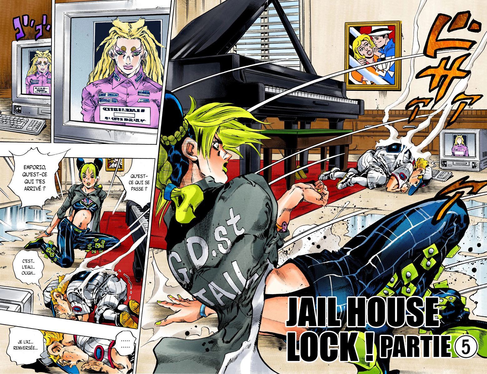 Read JoJo_s Bizarre Adventure Part 6 Stone Ocean Official Colored FR Manga Online