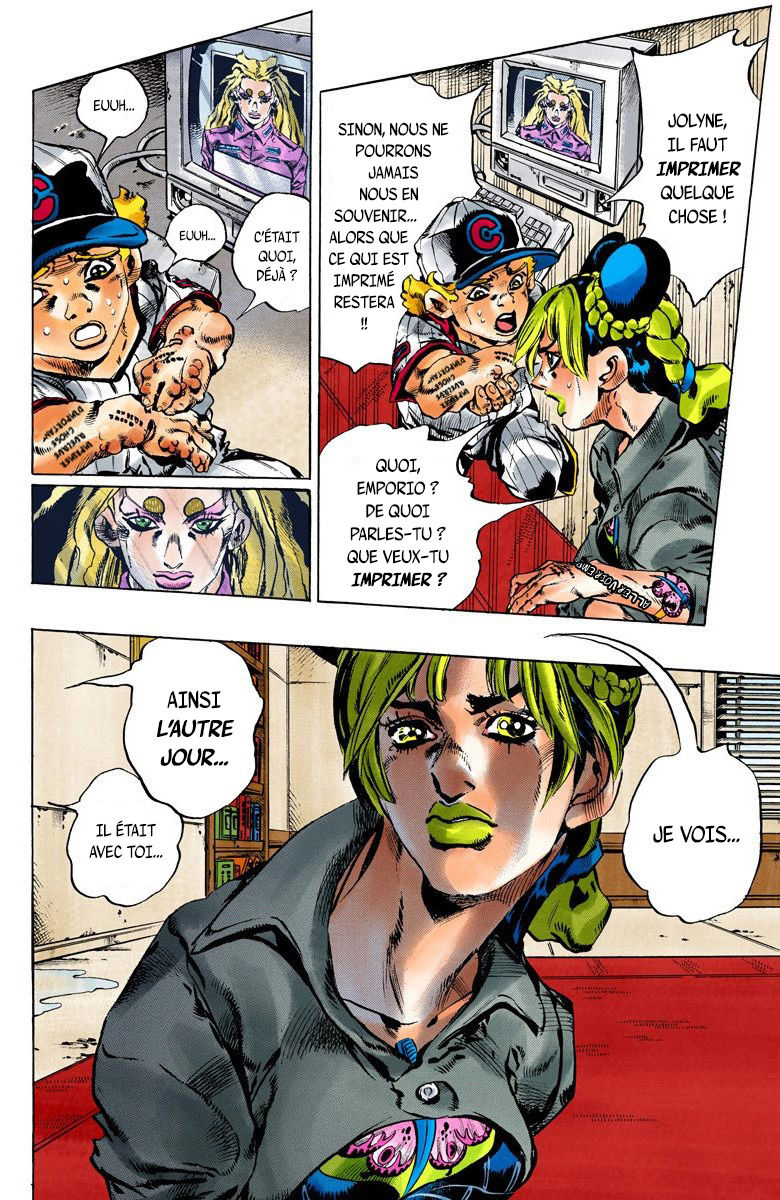 Read JoJo_s Bizarre Adventure Part 6 Stone Ocean Official Colored FR Manga Online