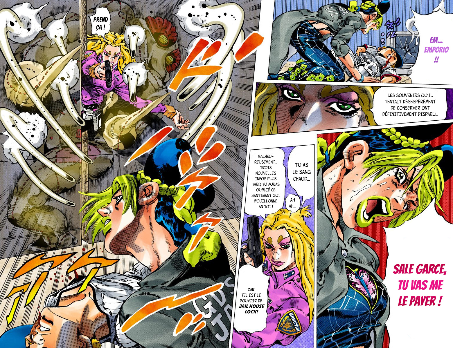 Read JoJo_s Bizarre Adventure Part 6 Stone Ocean Official Colored FR Manga Online
