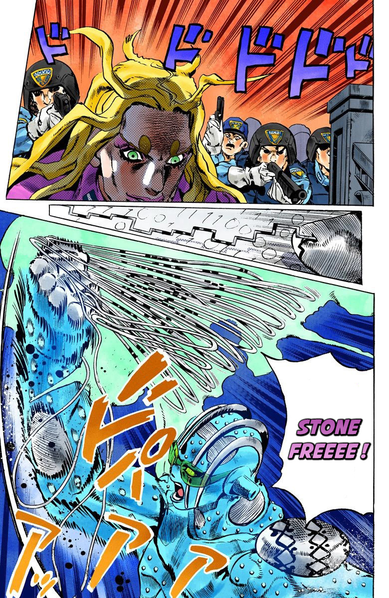 Read JoJo_s Bizarre Adventure Part 6 Stone Ocean Official Colored FR Manga Online