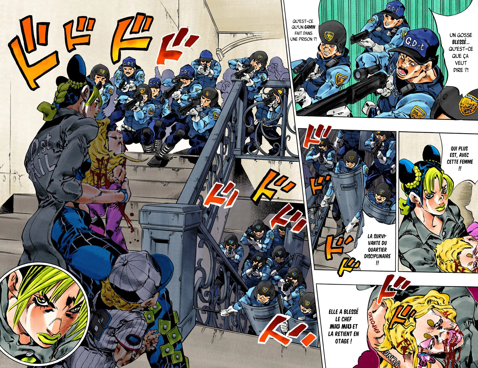 Read JoJo_s Bizarre Adventure Part 6 Stone Ocean Official Colored FR Manga Online