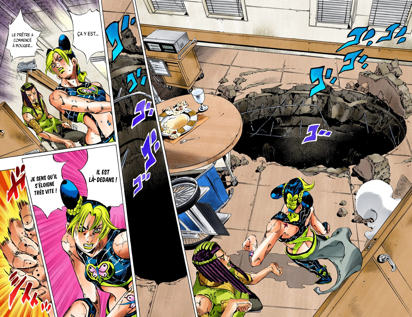 Read JoJo_s Bizarre Adventure Part 6 Stone Ocean Official Colored FR Manga Online