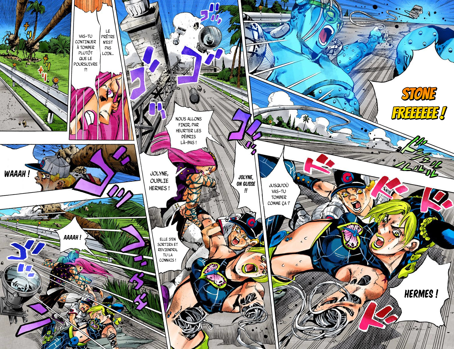 Read JoJo_s Bizarre Adventure Part 6 Stone Ocean Official Colored FR Manga Online