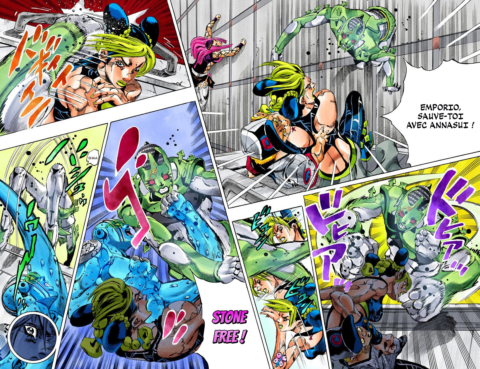 Read JoJo_s Bizarre Adventure Part 6 Stone Ocean Official Colored FR Manga Online