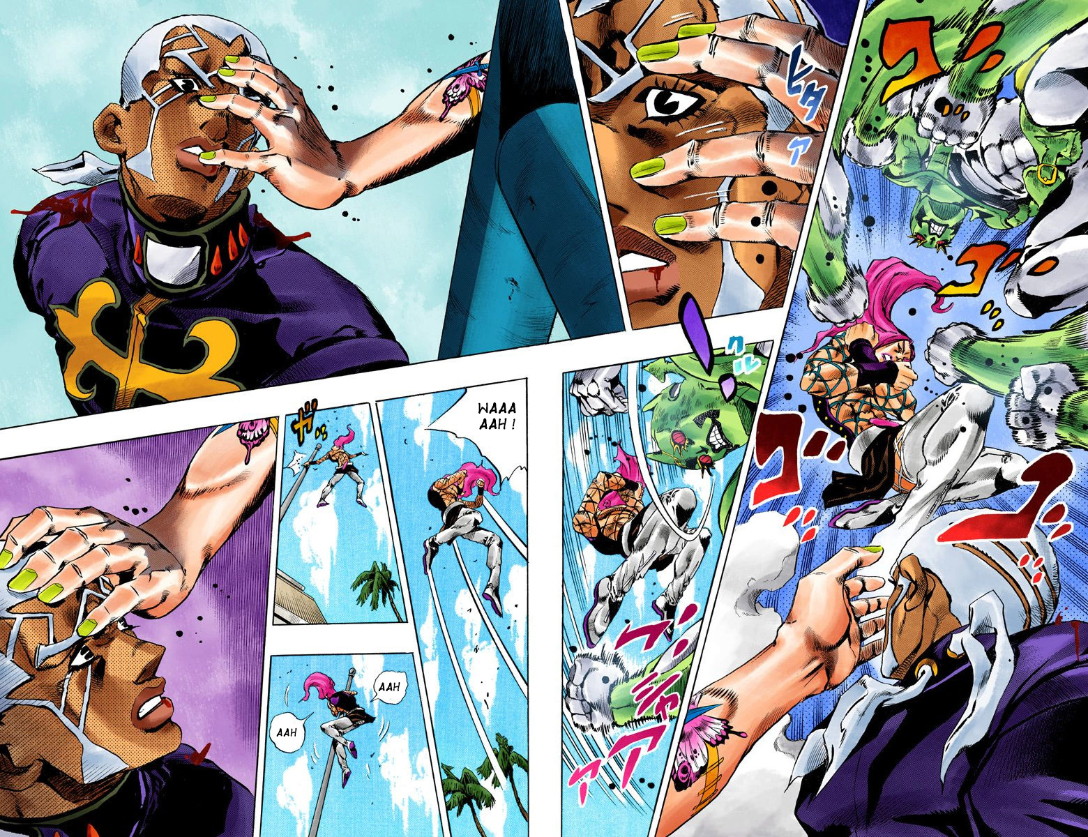 Read JoJo_s Bizarre Adventure Part 6 Stone Ocean Official Colored FR Manga Online
