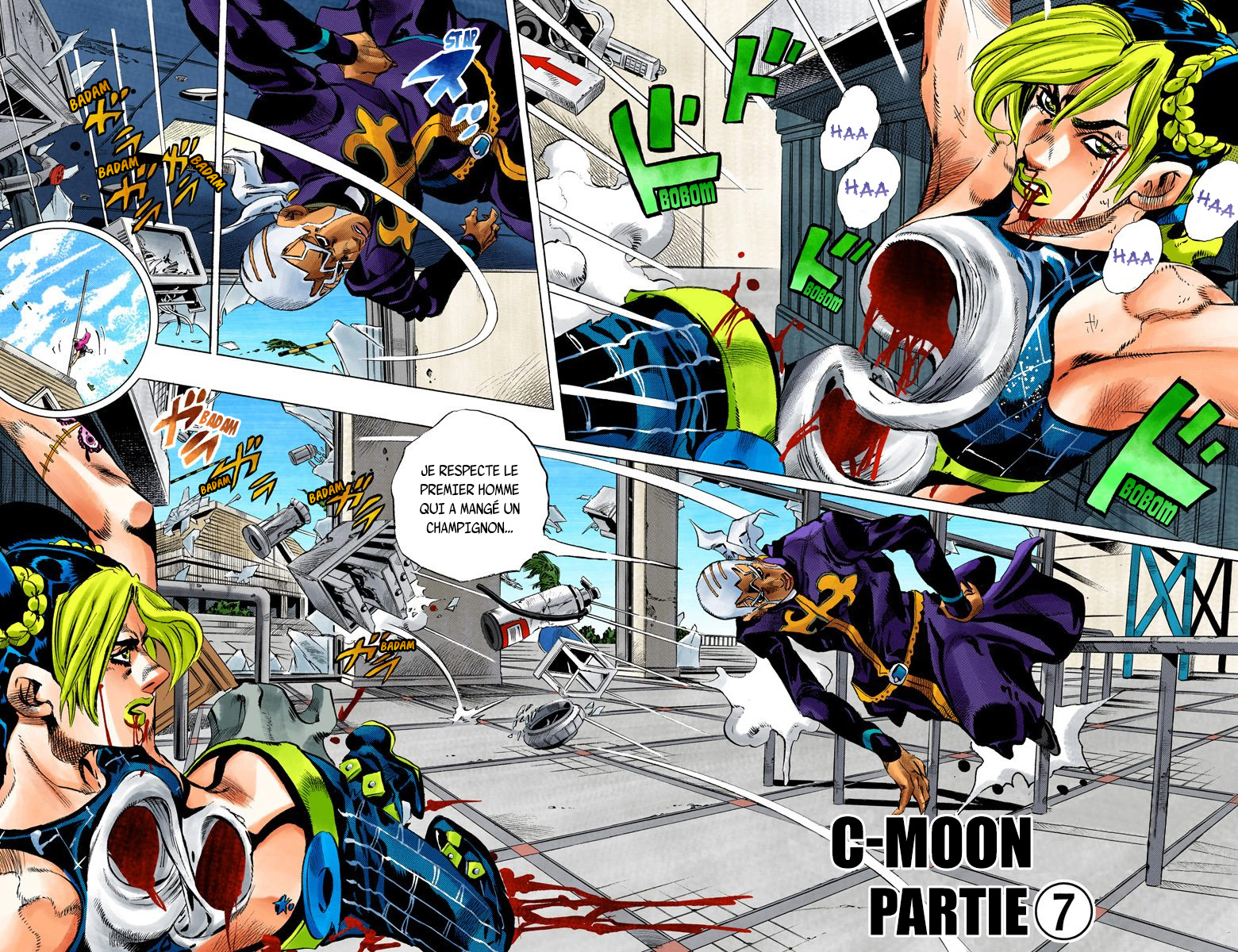 Read JoJo_s Bizarre Adventure Part 6 Stone Ocean Official Colored FR Manga Online