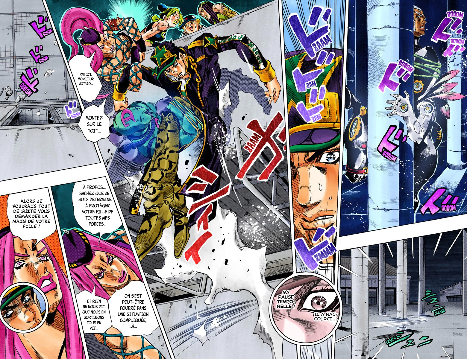 Read JoJo_s Bizarre Adventure Part 6 Stone Ocean Official Colored FR Manga Online