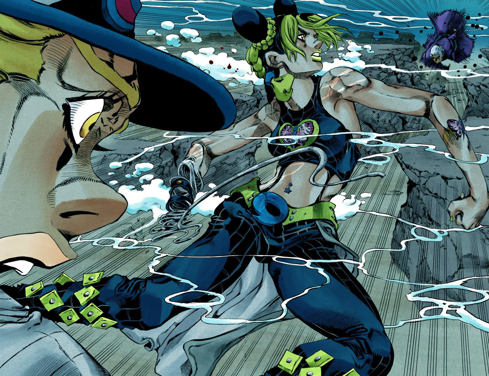 Read JoJo_s Bizarre Adventure Part 6 Stone Ocean Official Colored FR Manga Online