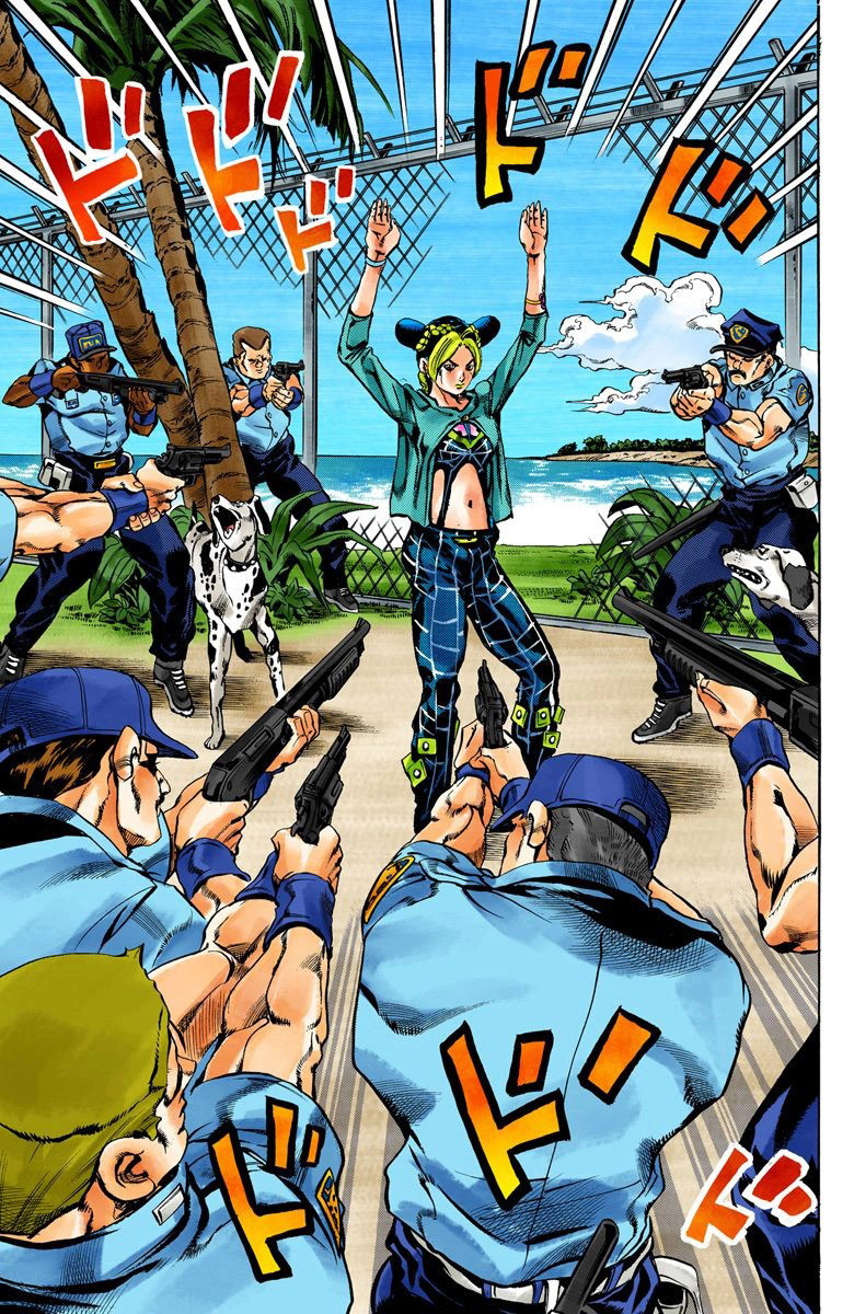 Read JoJo_s Bizarre Adventure Part 6 Stone Ocean Official Colored FR Manga Online
