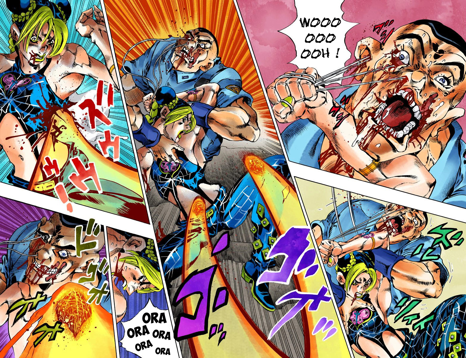 Read JoJo_s Bizarre Adventure Part 6 Stone Ocean Official Colored FR Manga Online