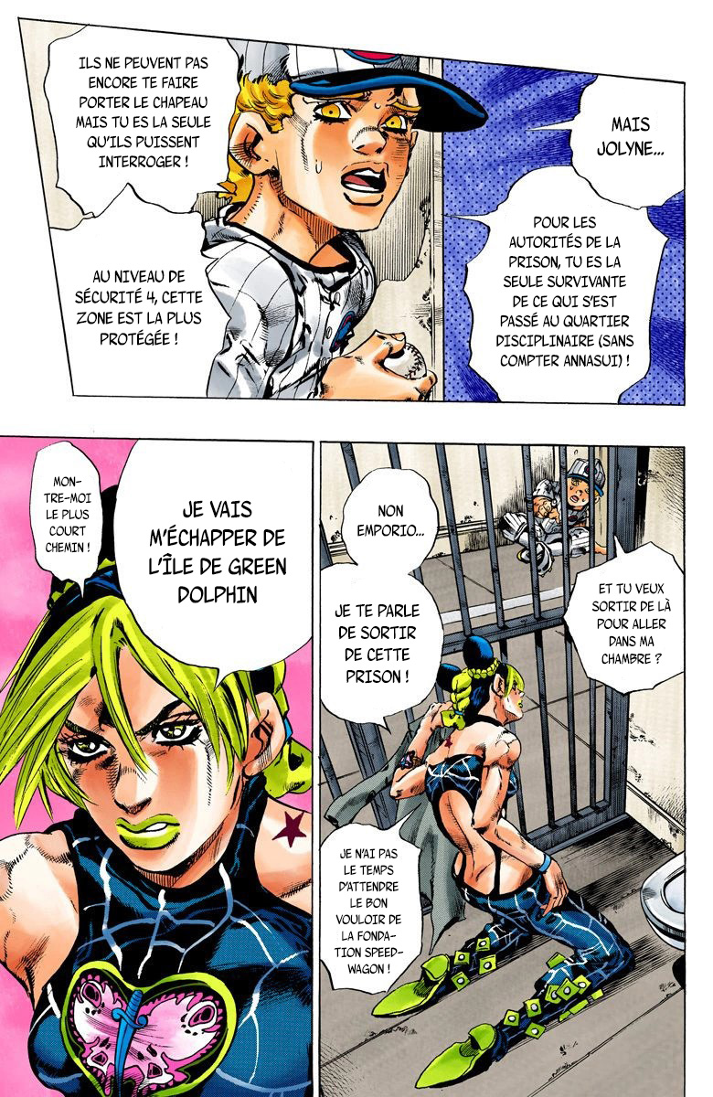 Read JoJo_s Bizarre Adventure Part 6 Stone Ocean Official Colored FR Manga Online