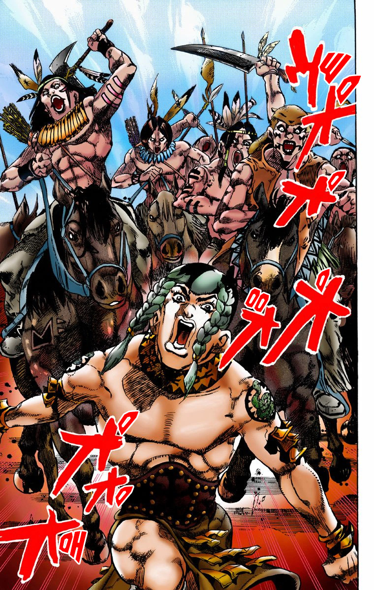 Read JoJo_s Bizarre Adventure Part 7 Steel Ball Run Official Colored FR Manga Online