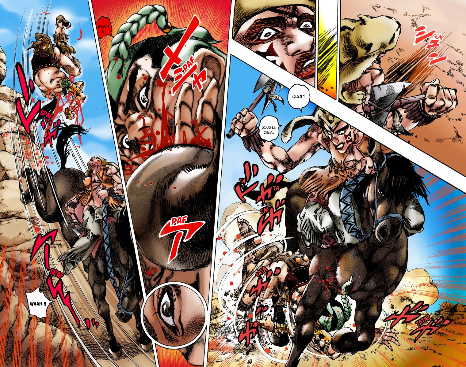 Read JoJo_s Bizarre Adventure Part 7 Steel Ball Run Official Colored FR Manga Online