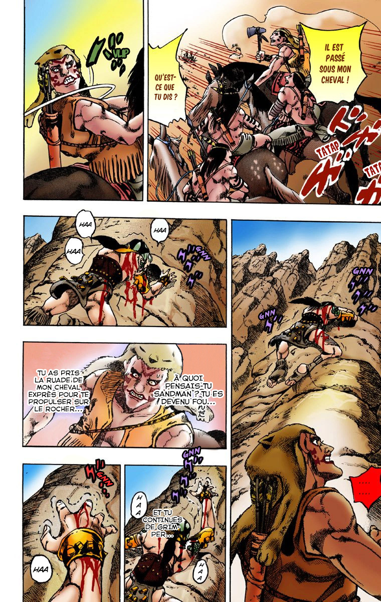 Read JoJo_s Bizarre Adventure Part 7 Steel Ball Run Official Colored FR Manga Online