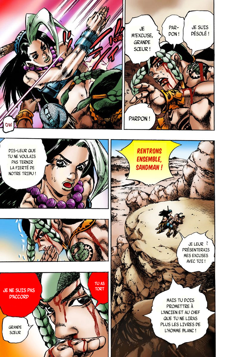 Read JoJo_s Bizarre Adventure Part 7 Steel Ball Run Official Colored FR Manga Online