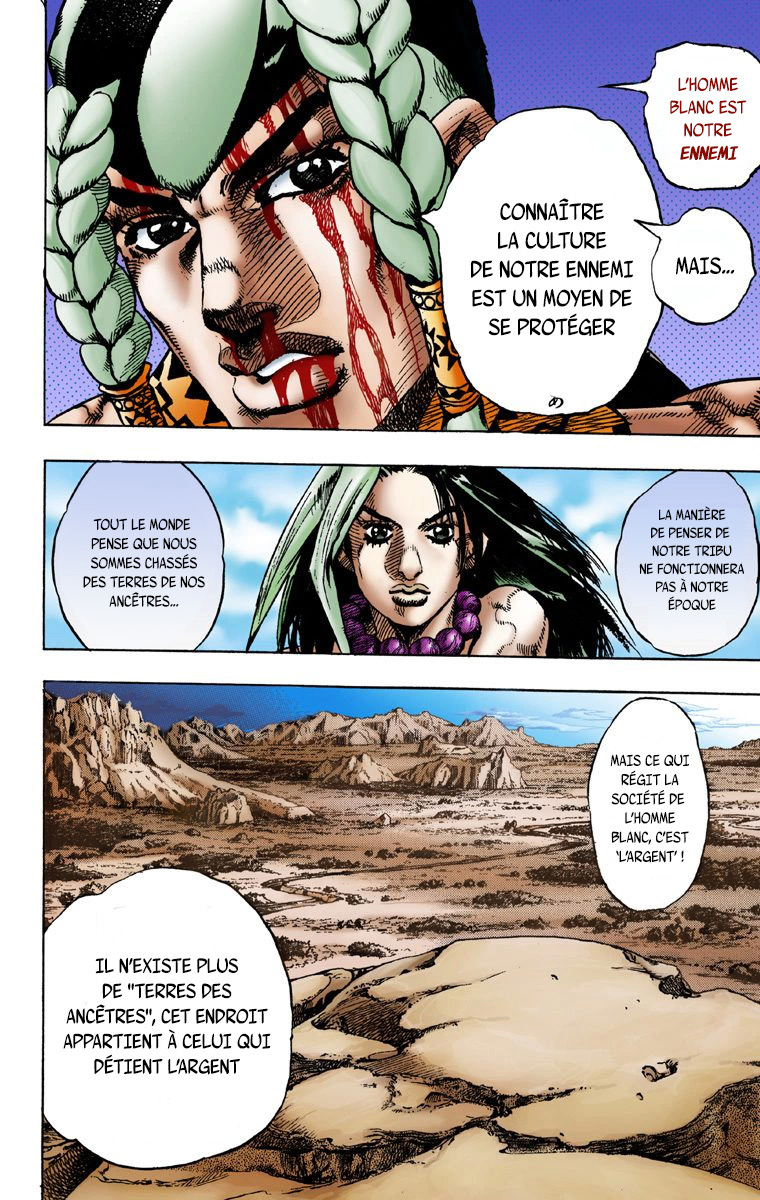 Read JoJo_s Bizarre Adventure Part 7 Steel Ball Run Official Colored FR Manga Online