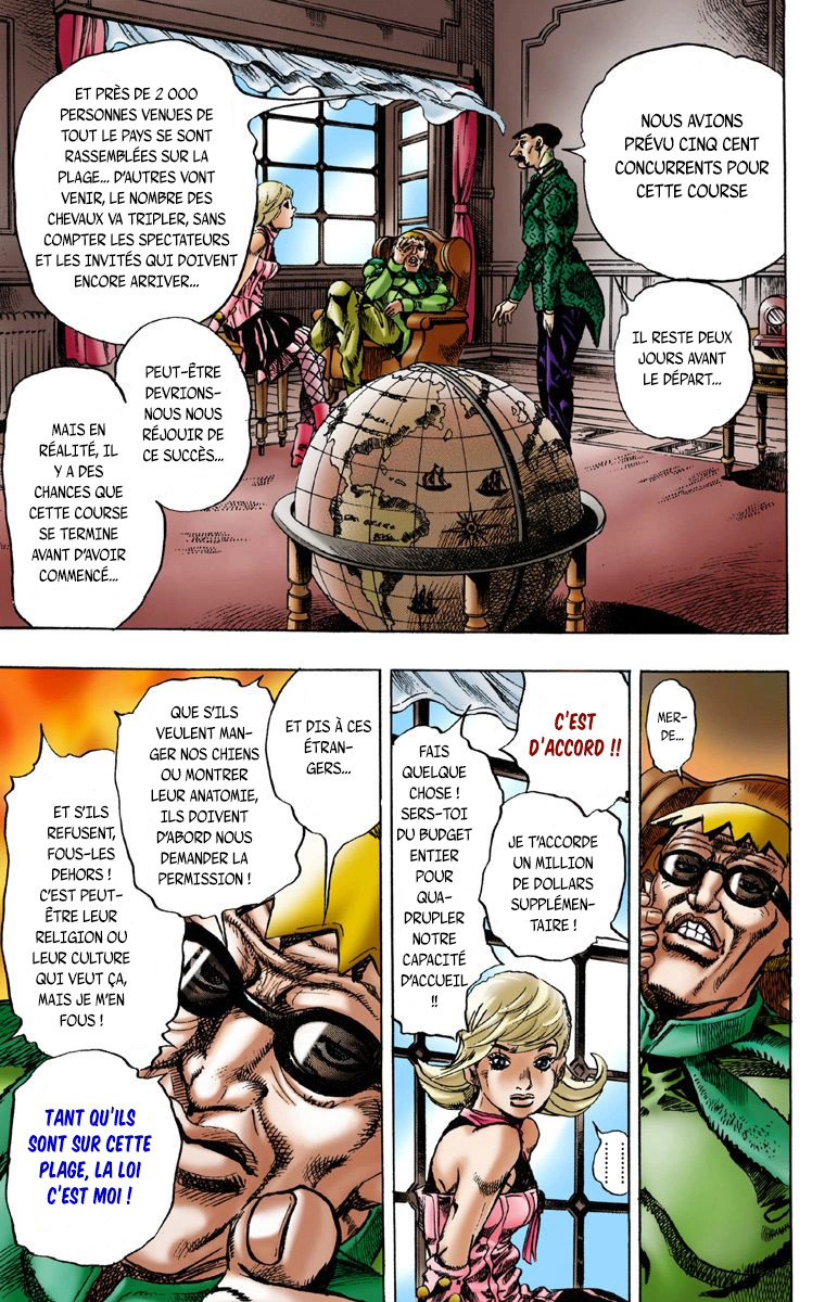 Read JoJo_s Bizarre Adventure Part 7 Steel Ball Run Official Colored FR Manga Online