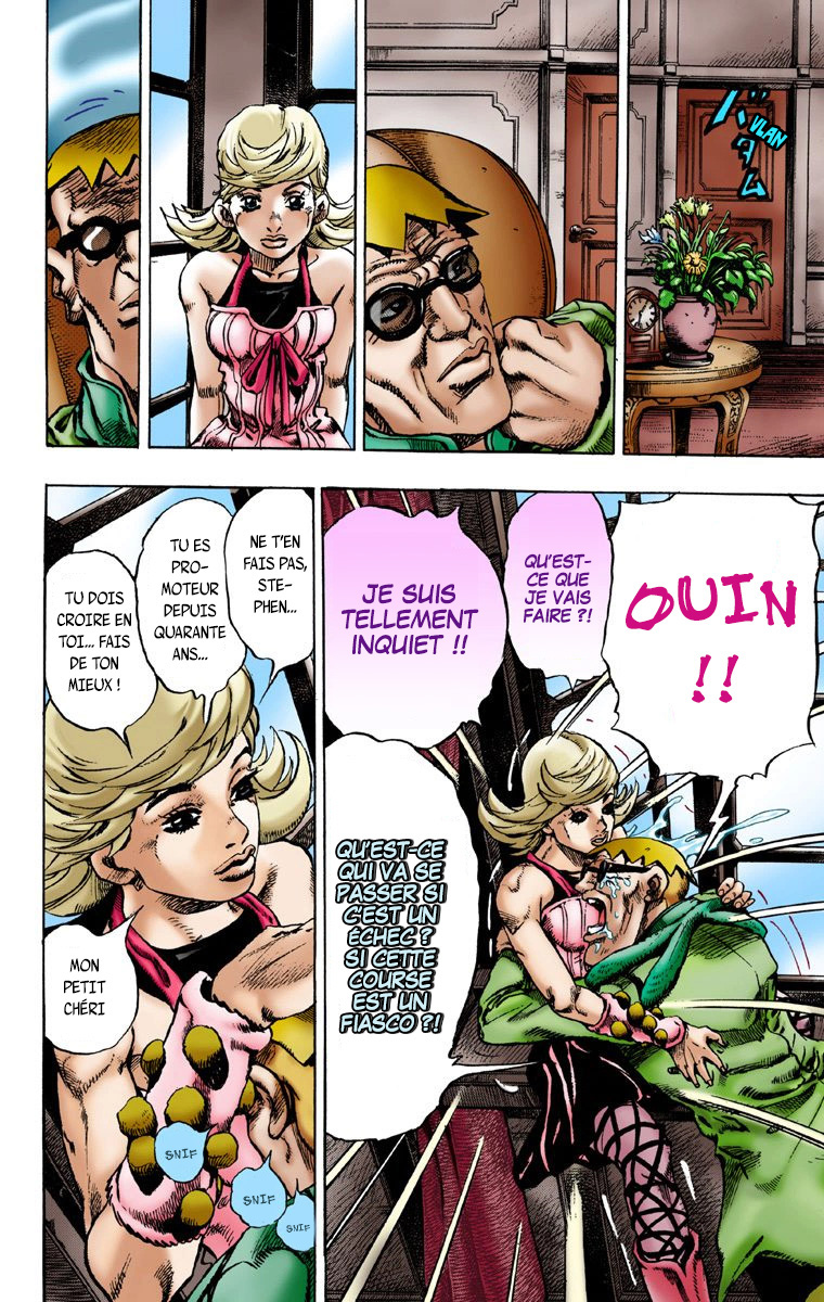 Read JoJo_s Bizarre Adventure Part 7 Steel Ball Run Official Colored FR Manga Online