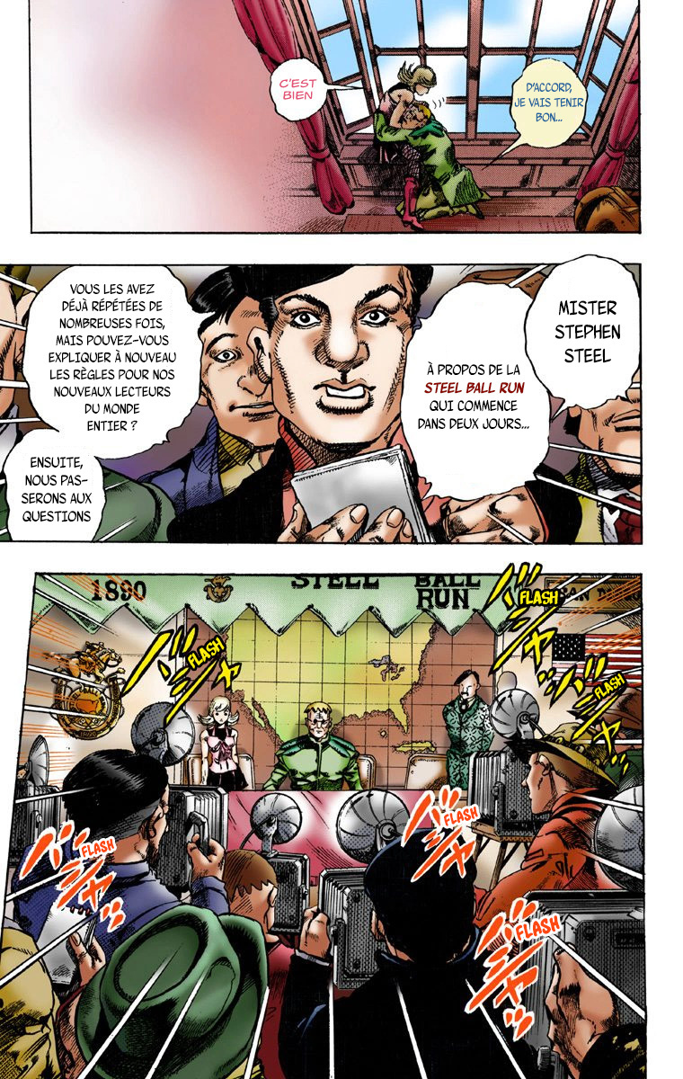 Read JoJo_s Bizarre Adventure Part 7 Steel Ball Run Official Colored FR Manga Online