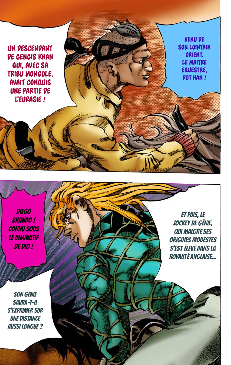 Read JoJo_s Bizarre Adventure Part 7 Steel Ball Run Official Colored FR Manga Online