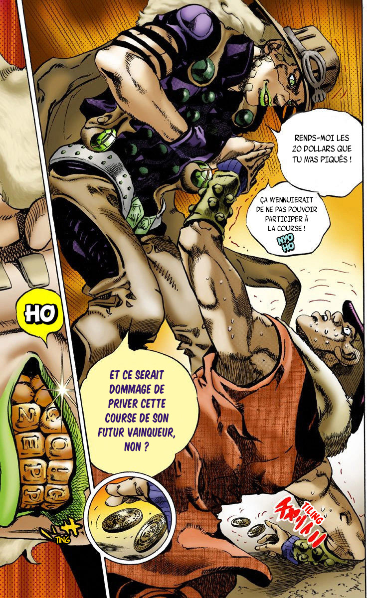 Read JoJo_s Bizarre Adventure Part 7 Steel Ball Run Official Colored FR Manga Online