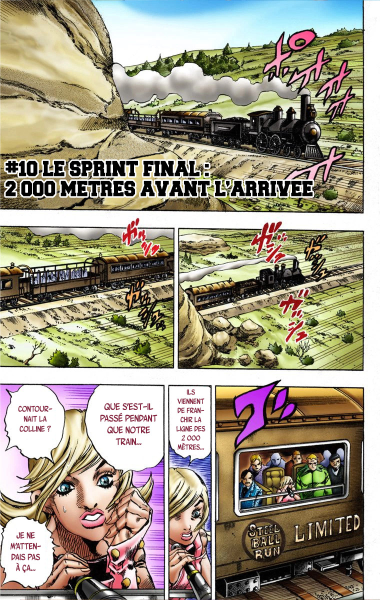 Read JoJo_s Bizarre Adventure Part 7 Steel Ball Run Official Colored FR Manga Online