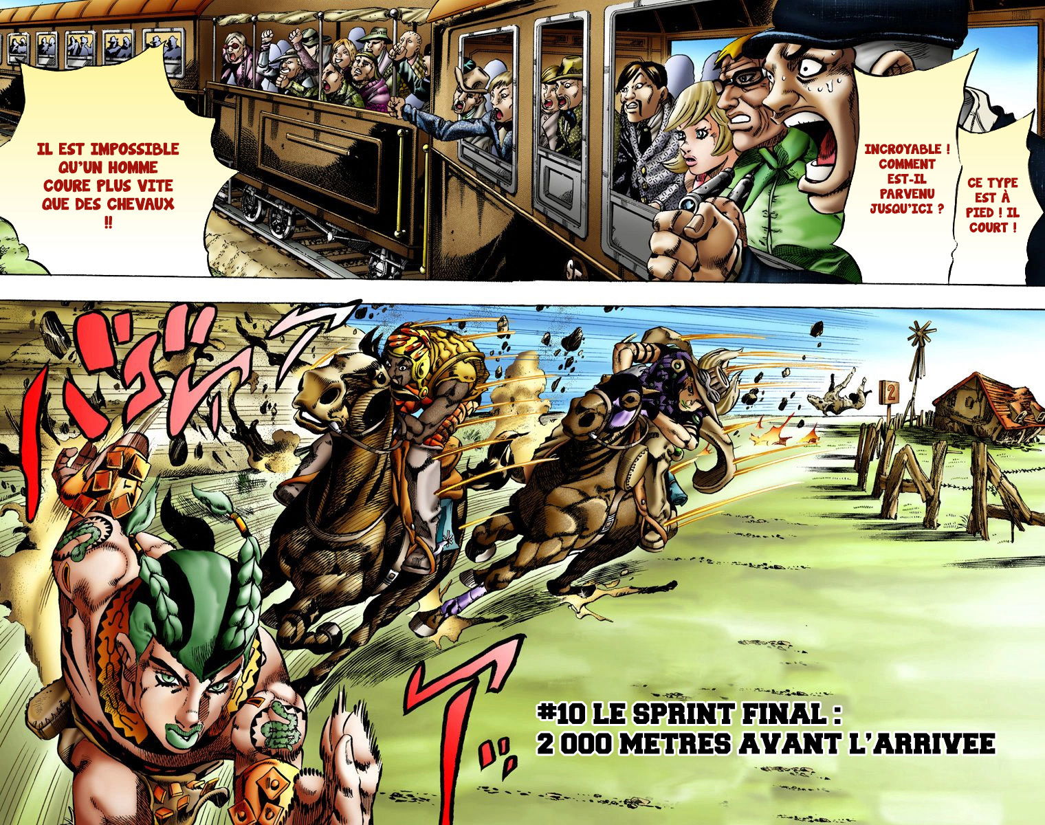 Read JoJo_s Bizarre Adventure Part 7 Steel Ball Run Official Colored FR Manga Online