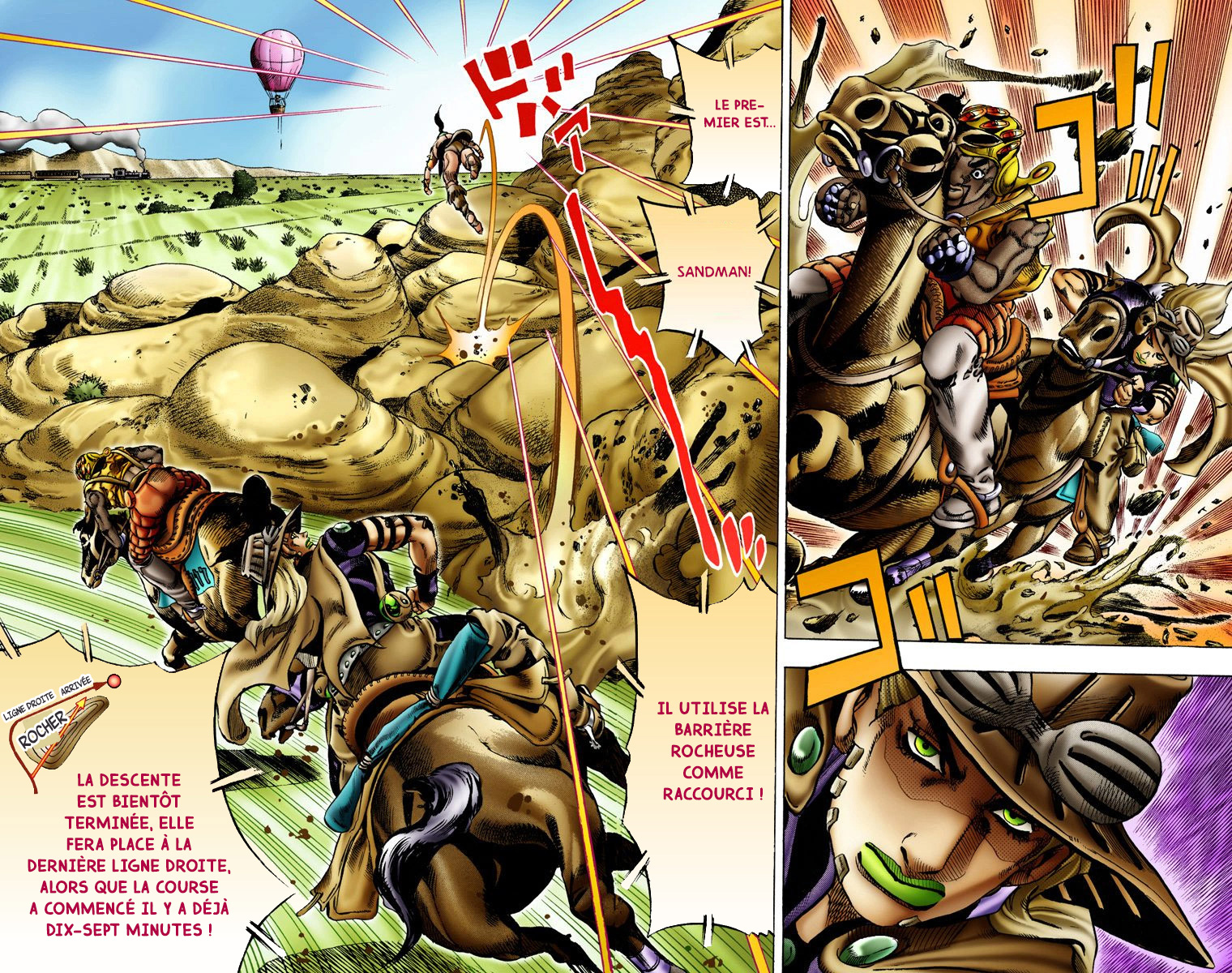 Read JoJo_s Bizarre Adventure Part 7 Steel Ball Run Official Colored FR Manga Online