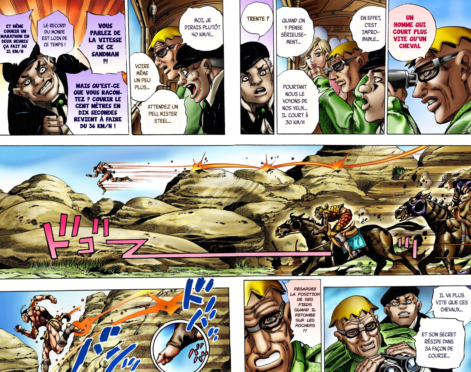 Read JoJo_s Bizarre Adventure Part 7 Steel Ball Run Official Colored FR Manga Online