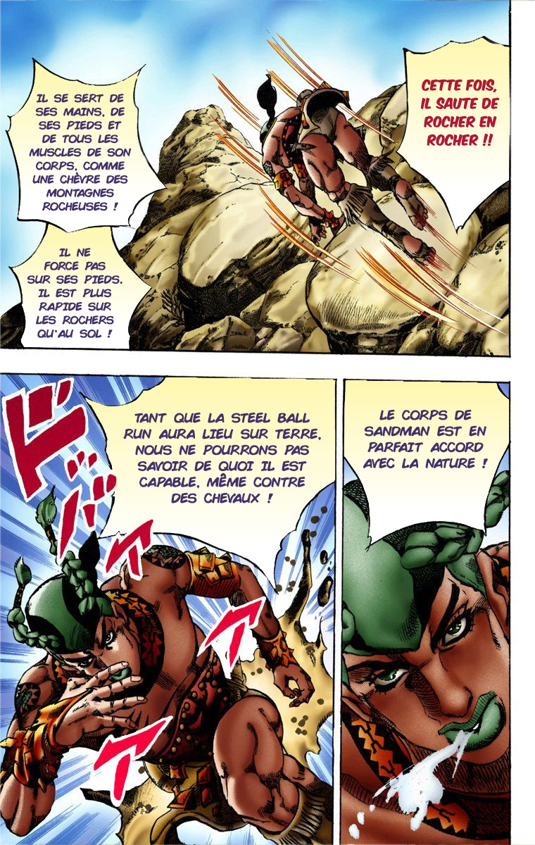 Read JoJo_s Bizarre Adventure Part 7 Steel Ball Run Official Colored FR Manga Online