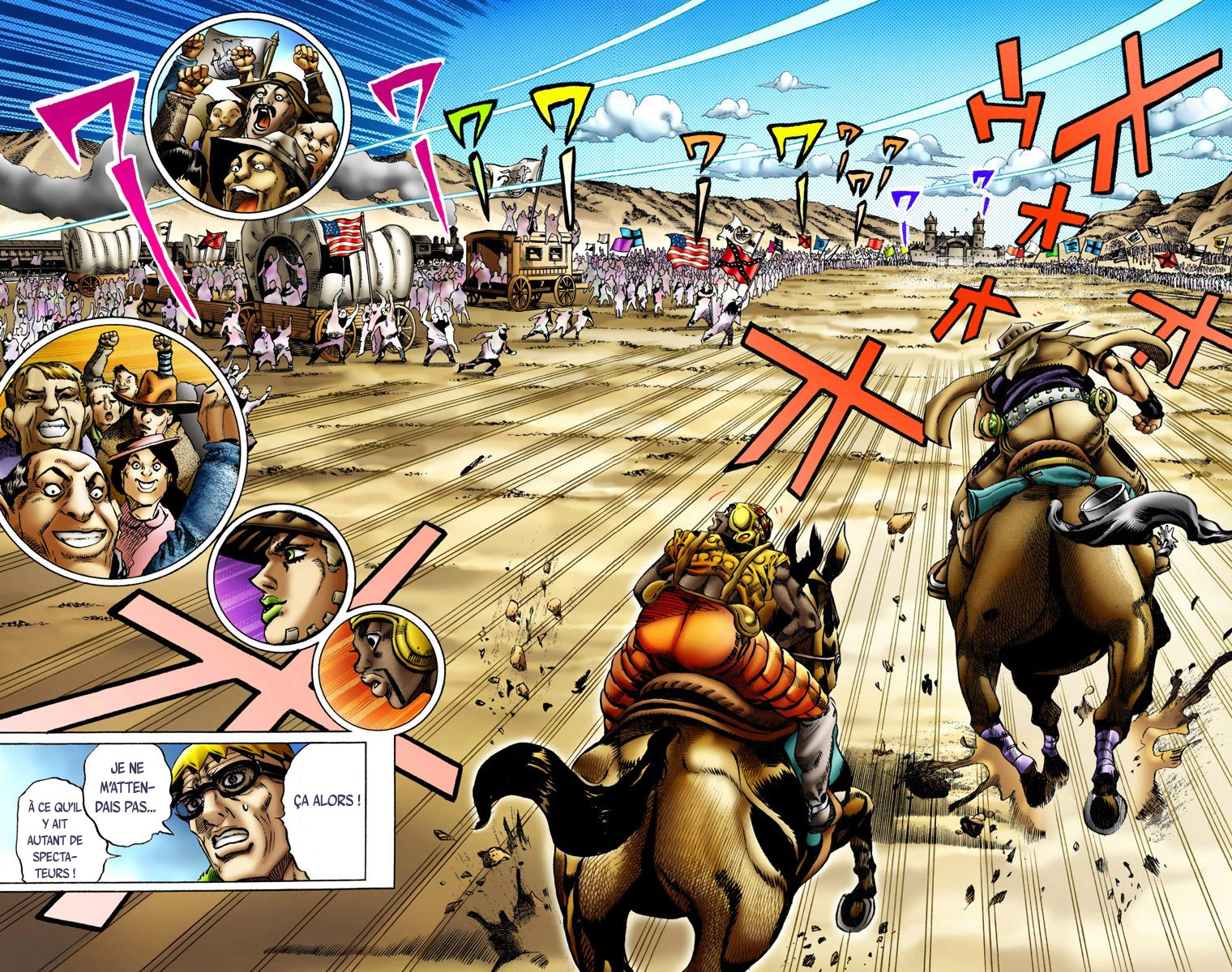 Read JoJo_s Bizarre Adventure Part 7 Steel Ball Run Official Colored FR Manga Online