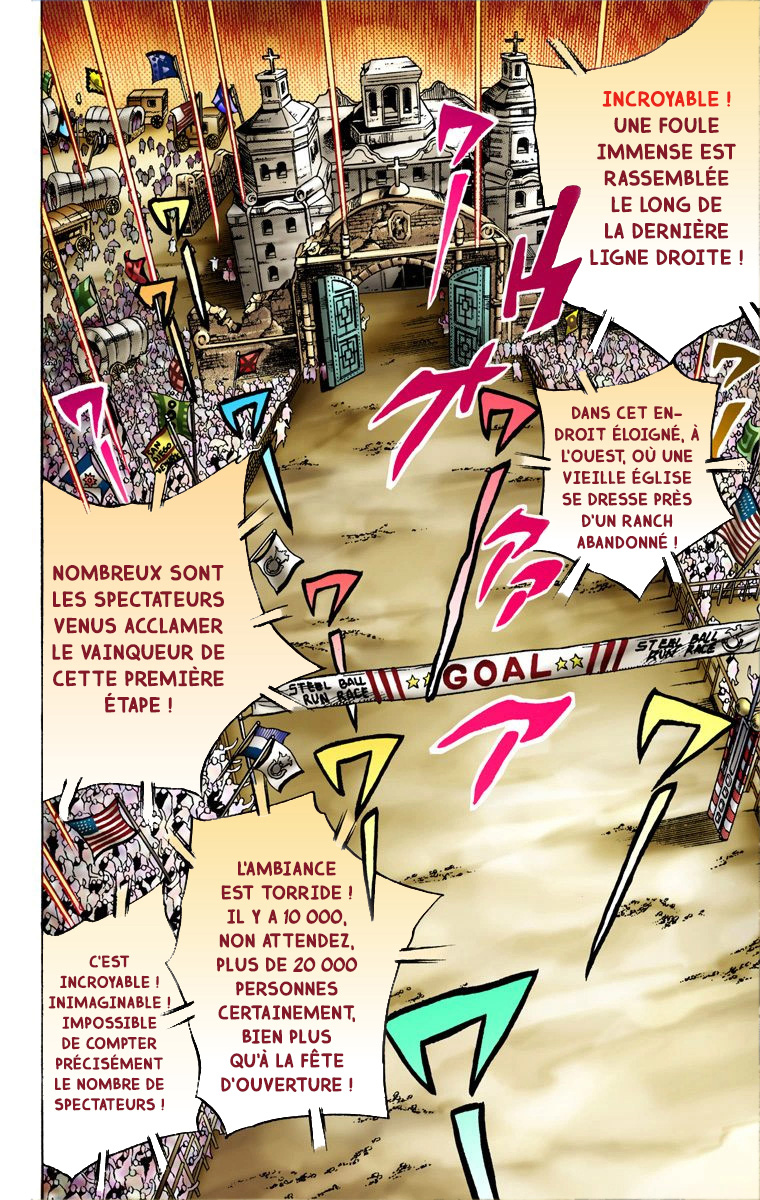 Read JoJo_s Bizarre Adventure Part 7 Steel Ball Run Official Colored FR Manga Online