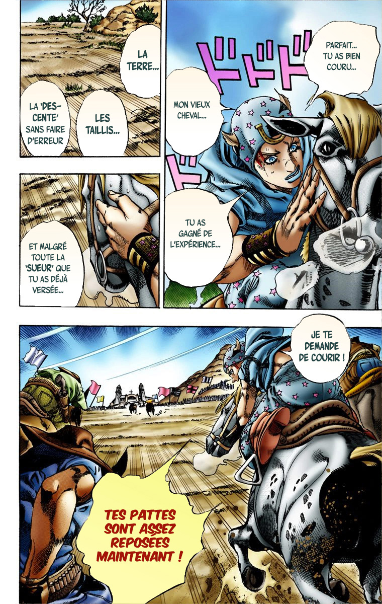 Read JoJo_s Bizarre Adventure Part 7 Steel Ball Run Official Colored FR Manga Online