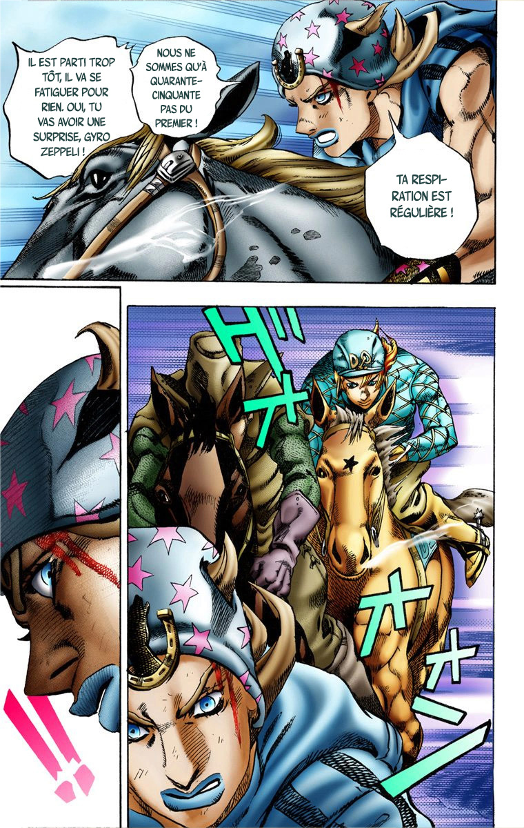 Read JoJo_s Bizarre Adventure Part 7 Steel Ball Run Official Colored FR Manga Online