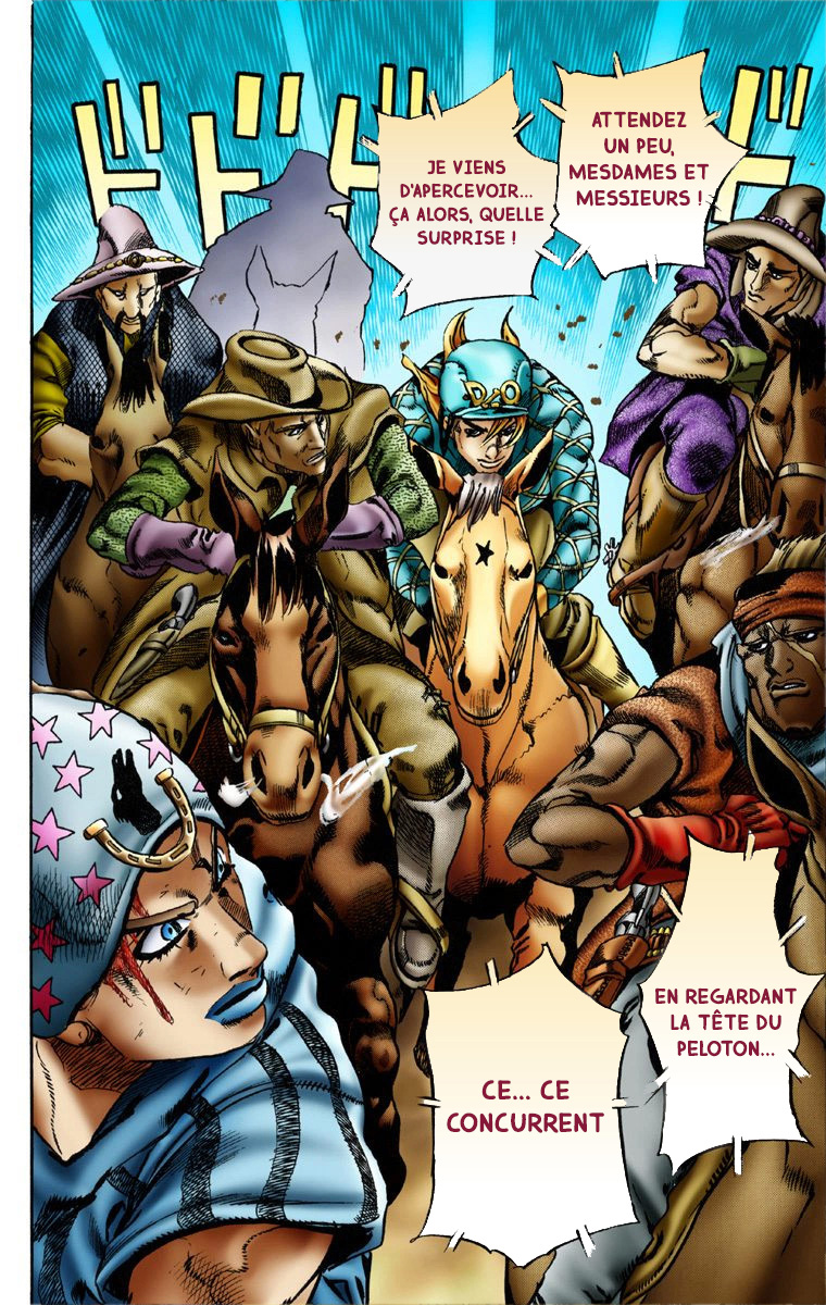 Read JoJo_s Bizarre Adventure Part 7 Steel Ball Run Official Colored FR Manga Online