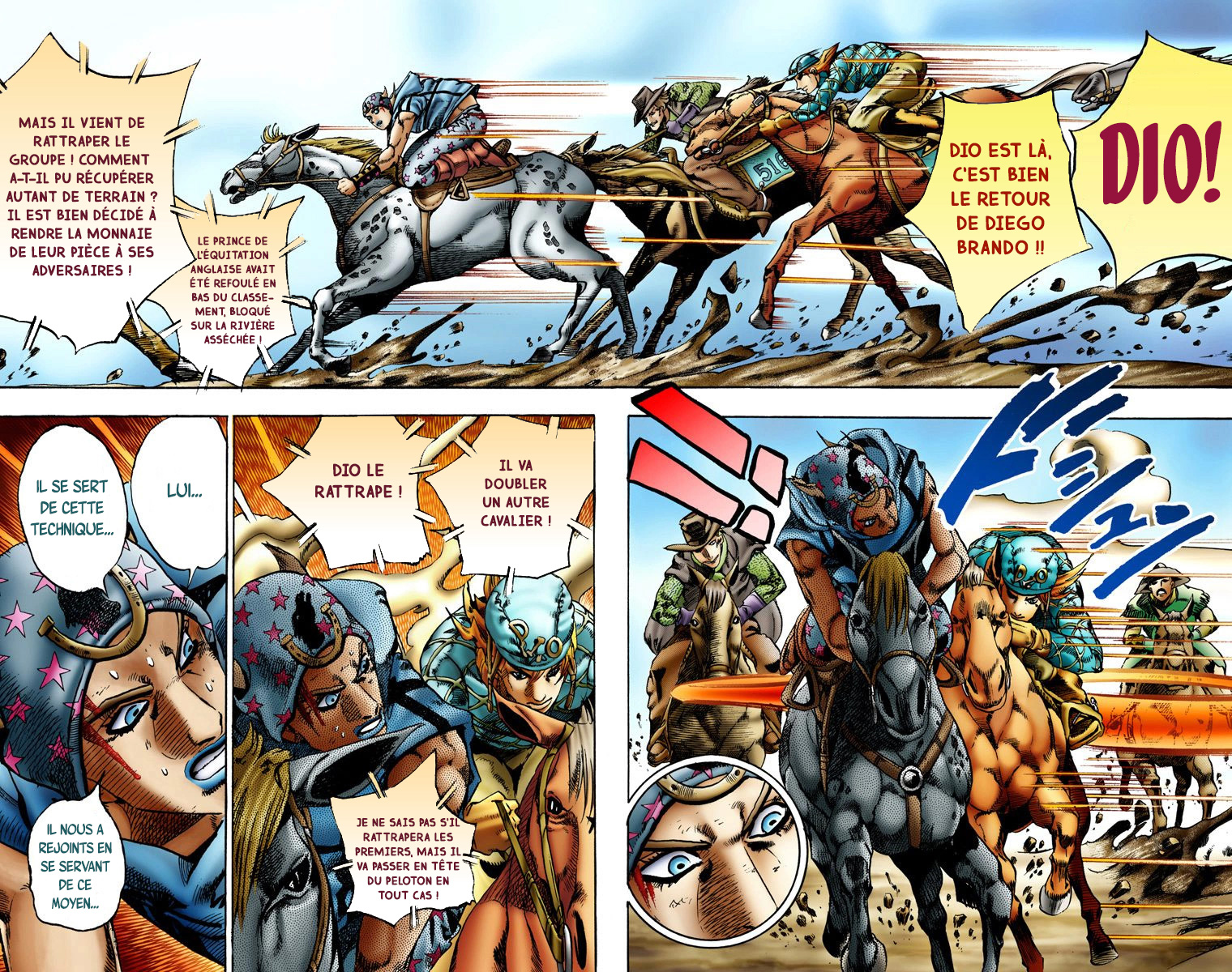 Read JoJo_s Bizarre Adventure Part 7 Steel Ball Run Official Colored FR Manga Online