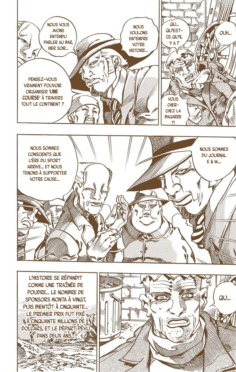 Read JoJo_s Bizarre Adventure Part 7 Steel Ball Run Official Colored FR Manga Online