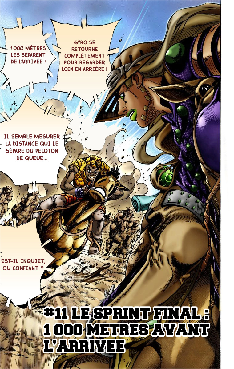 Read JoJo_s Bizarre Adventure Part 7 Steel Ball Run Official Colored FR Manga Online