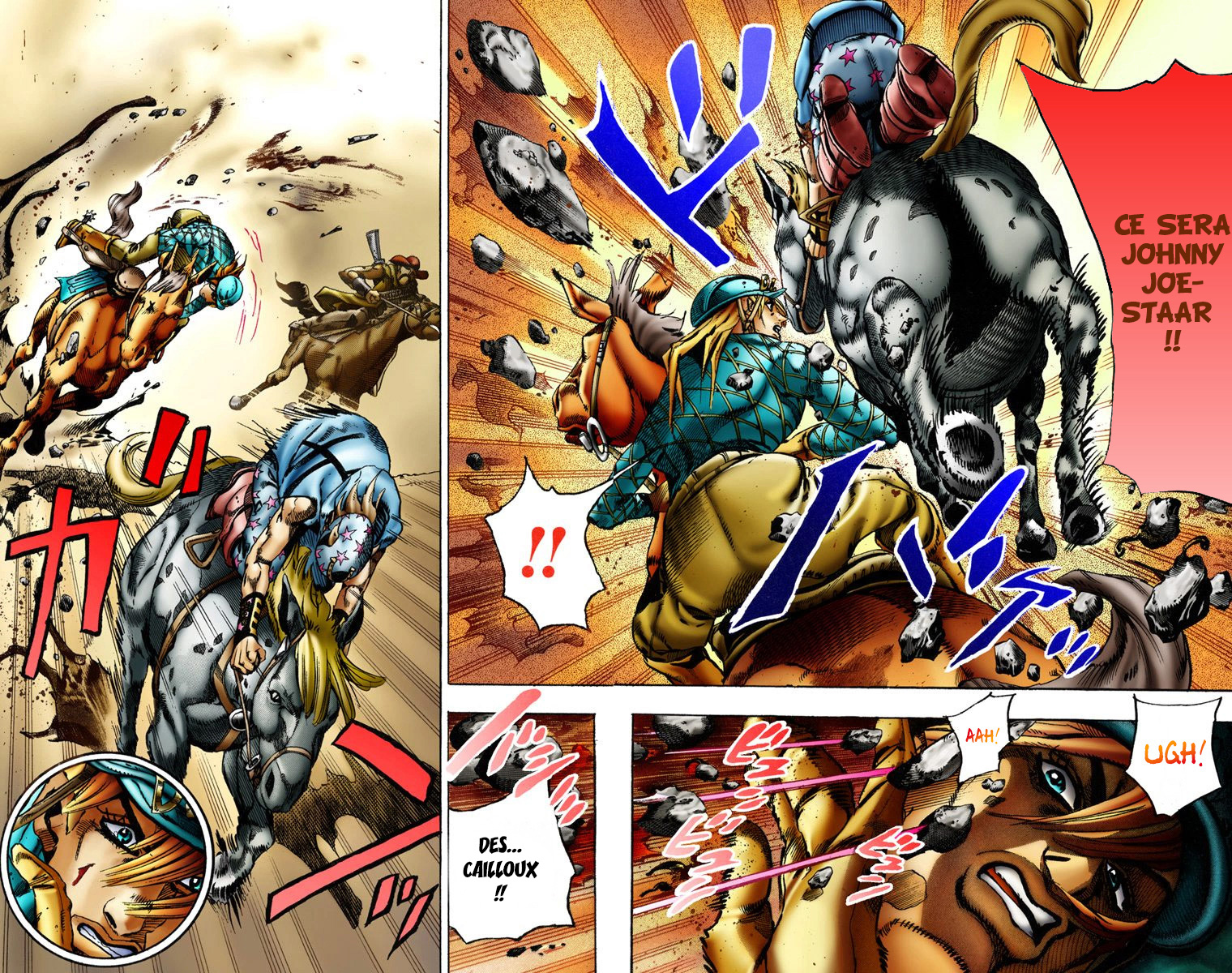 Read JoJo_s Bizarre Adventure Part 7 Steel Ball Run Official Colored FR Manga Online