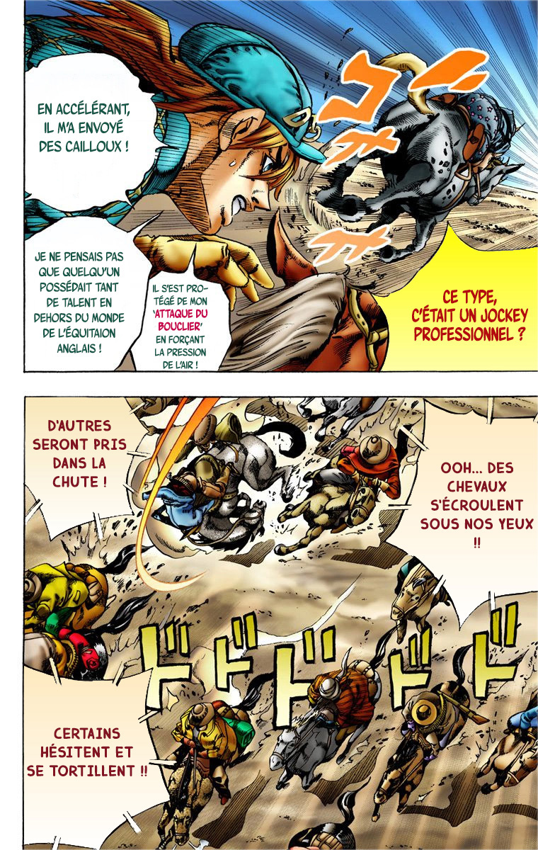 Read JoJo_s Bizarre Adventure Part 7 Steel Ball Run Official Colored FR Manga Online
