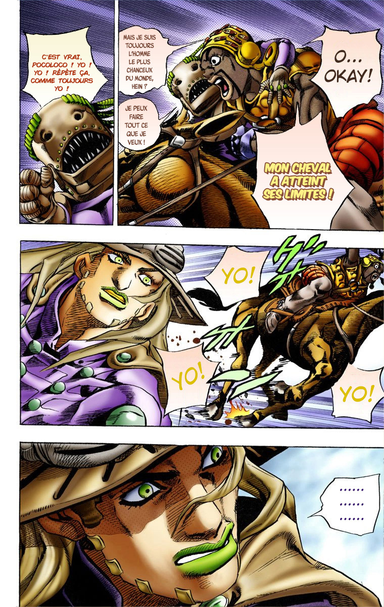 Read JoJo_s Bizarre Adventure Part 7 Steel Ball Run Official Colored FR Manga Online