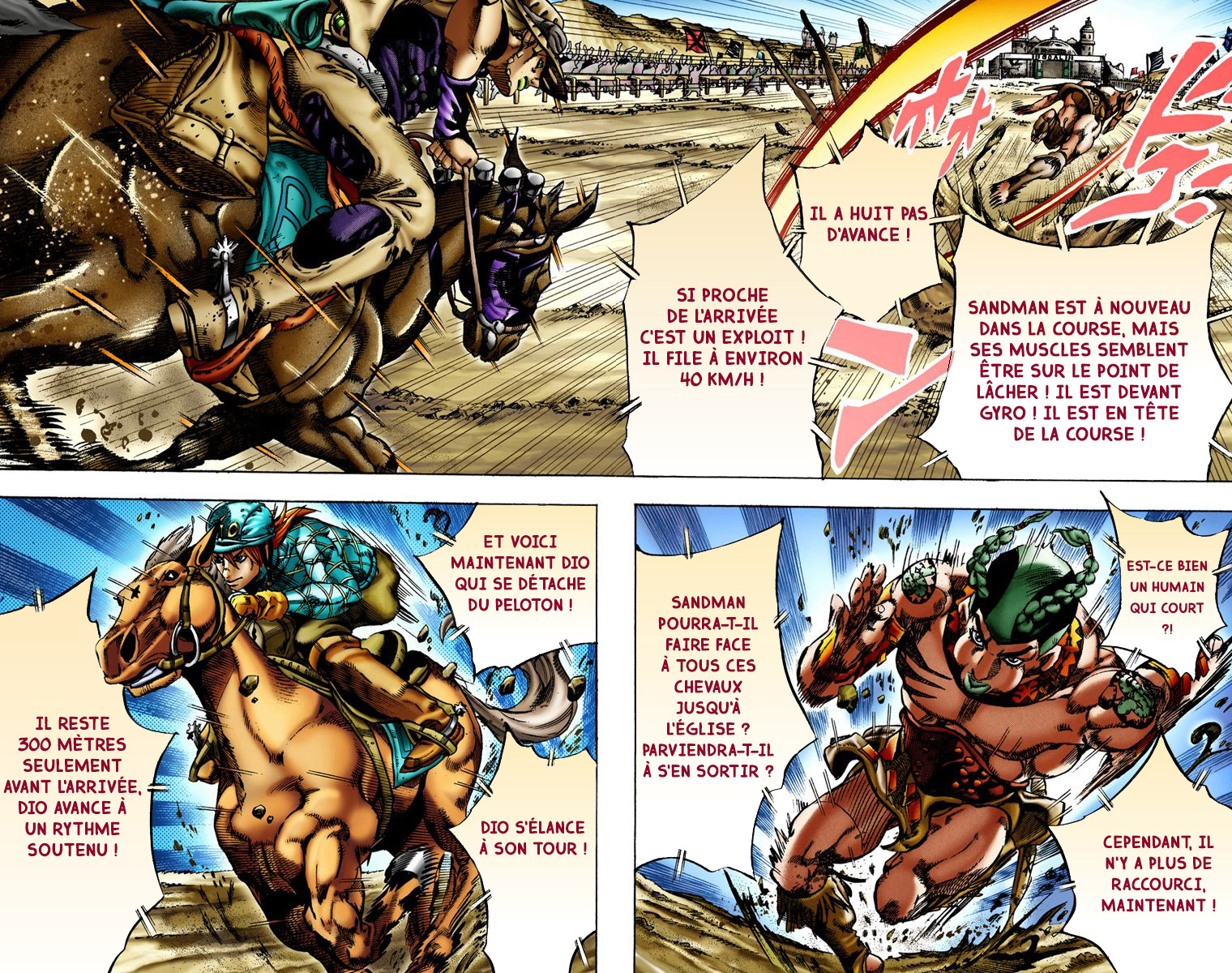Read JoJo_s Bizarre Adventure Part 7 Steel Ball Run Official Colored FR Manga Online