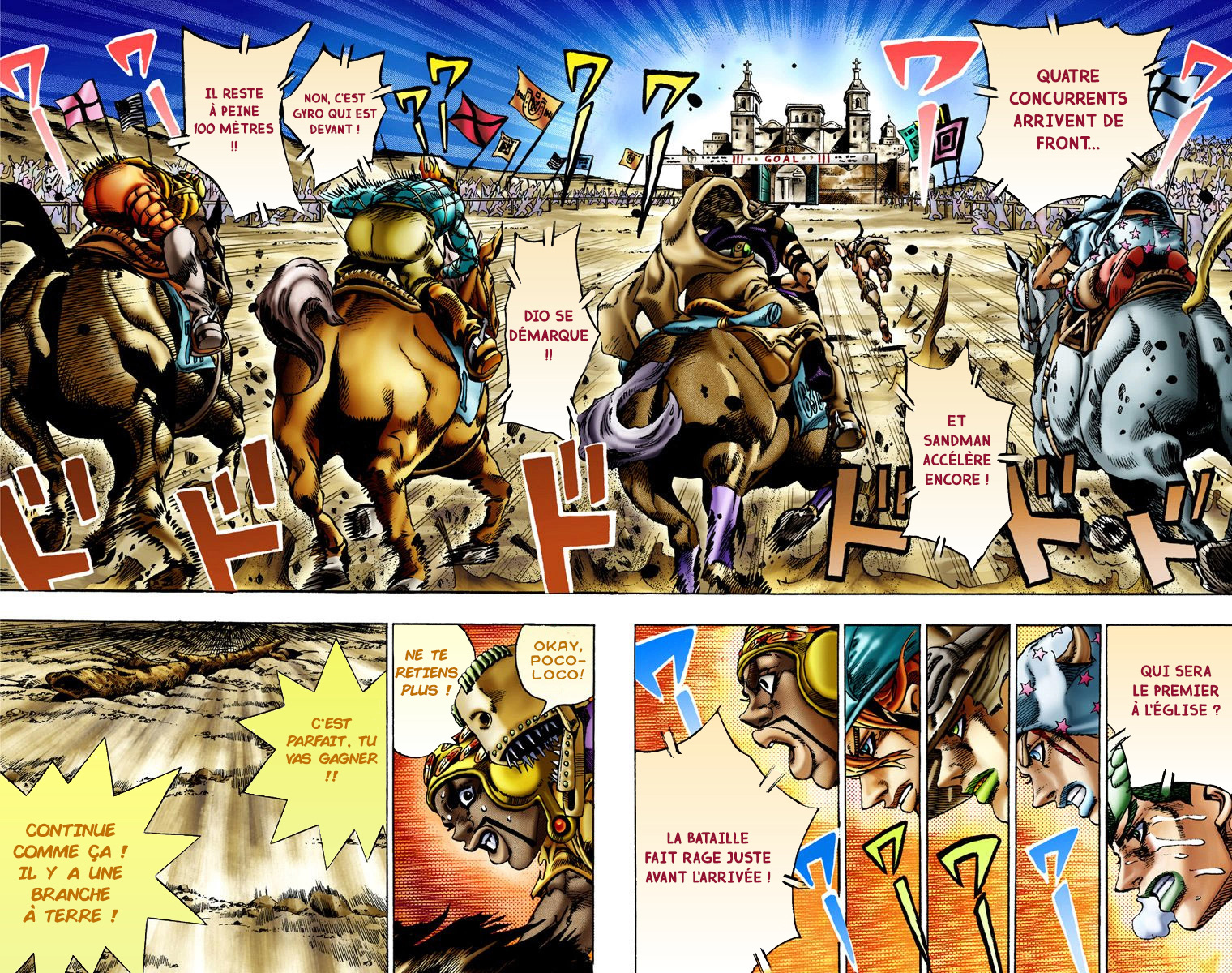 Read JoJo_s Bizarre Adventure Part 7 Steel Ball Run Official Colored FR Manga Online