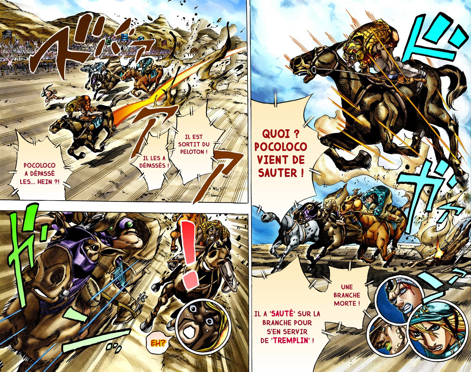 Read JoJo_s Bizarre Adventure Part 7 Steel Ball Run Official Colored FR Manga Online
