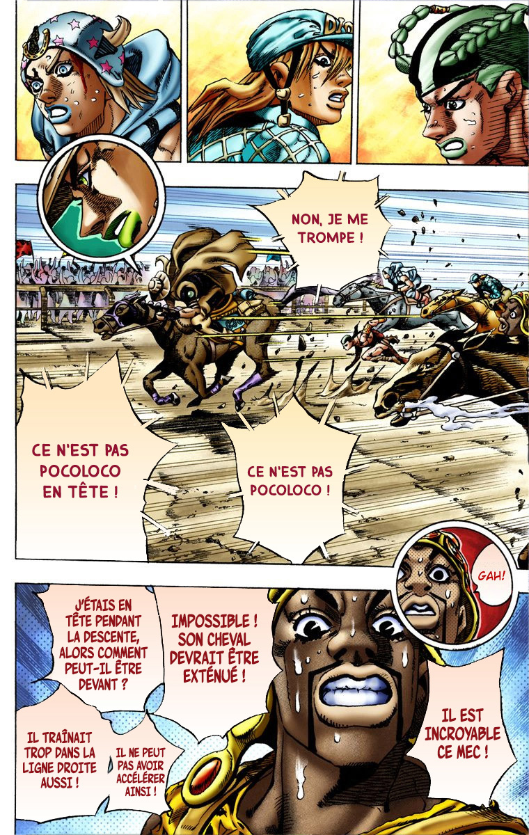 Read JoJo_s Bizarre Adventure Part 7 Steel Ball Run Official Colored FR Manga Online